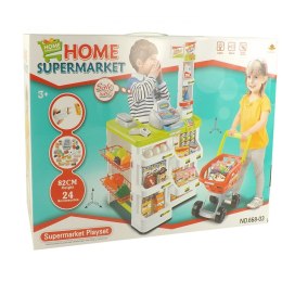 SUPERMARKET SKLEP WÓZEK NA ZAKUPY KASA WAGA 668-03Z