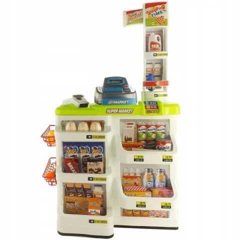 SUPERMARKET SKLEP WÓZEK NA ZAKUPY KASA WAGA 668-03Z