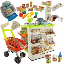 SUPERMARKET SKLEP WÓZEK NA ZAKUPY KASA WAGA 668-03Z