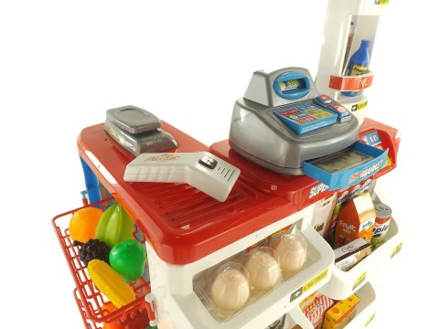 SUPERMARKET SKLEP WÓZEK NA ZAKUPY KASA WAGA 68801C