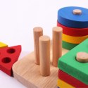 Sorter układanka drewniana figury kolory 1071
