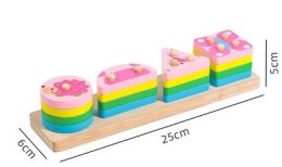 Sorter układanka drewniana zwierzątka figury 1062