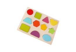 Układanka drewniana sorter klocki figury 1004