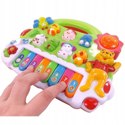 ORGANKI PIANINKO ODGŁOSY ZWIERZĄT DŹWIĘKI 5001Z