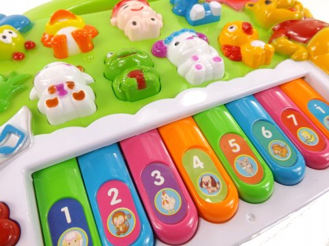 ORGANKI PIANINKO ODGŁOSY ZWIERZĄT DŹWIĘKI 5001Z