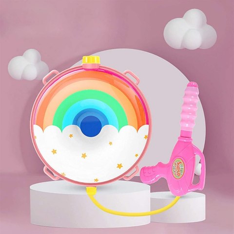 Pistolet na wodę armata plecak pączek tęcza 928R