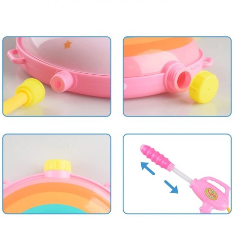 Pistolet na wodę armata plecak pączek tęcza 928R