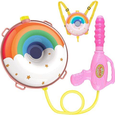 Pistolet na wodę armata plecak pączek tęcza 928R