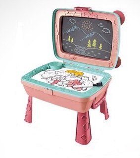 Tablica magnetyczna kredowa plecak stolik 771-1