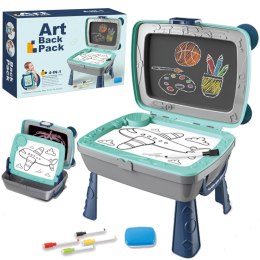 Tablica magnetyczna kredowa plecak stolik 772-1