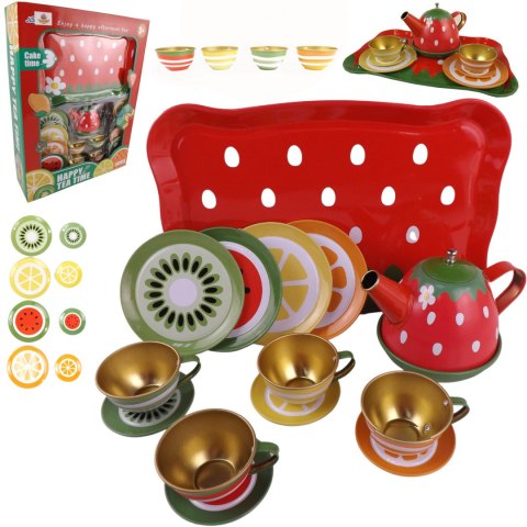 METALOWY ZESTAW SERWIS DO HERBATY DLA DZIECI 86-4