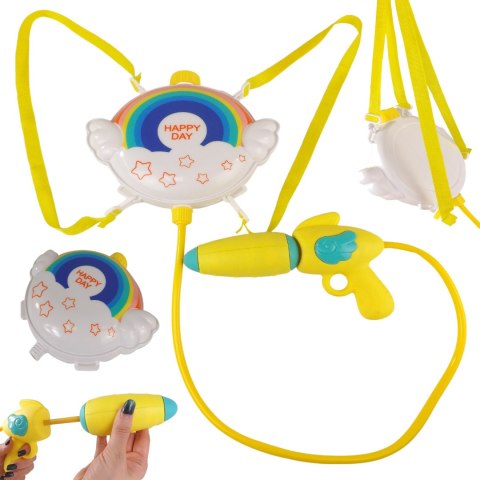 Pistolet na wodę armata plecak skrzydła tęcza 031