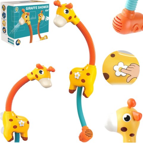 REGULOWANY PRYSZNIC ŻYRAFA DO KĄPIELI GRYZAK 6001