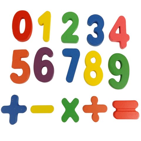 Układanka drewniana sorter klocki cyfry kolor 1003