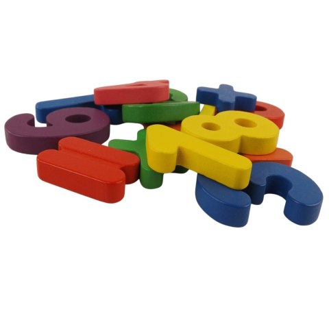 Układanka drewniana sorter klocki cyfry kolor 1003