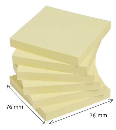Nowy indeks blk0115011 Bloczek samoprzylepny POST-IT_ Super Sticky (654-P6SSCY-EU), 76x76mm,90 kart., żółty