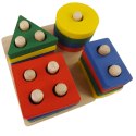 Sorter układanka drewniana figury kolory 1071