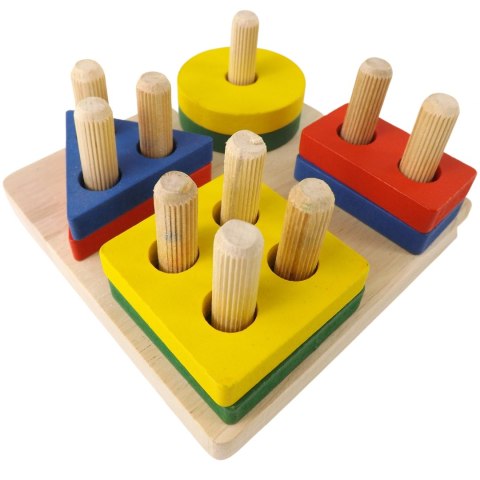 Sorter układanka drewniana figury kolory 1071
