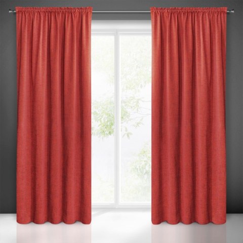 ZASŁONA GOTOWA MUSCAT NA TAŚMIE 140X270 BURGUND