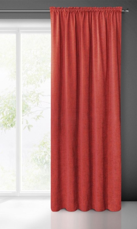 ZASŁONA GOTOWA MUSCAT NA TAŚMIE 140X270 BURGUND