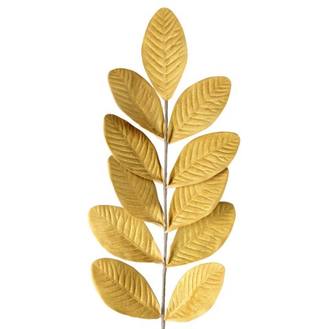 KWIAT LIŚĆ 38 DŁ.100 CM DŁ. LIŚĆ 17 CM ZŁOTY