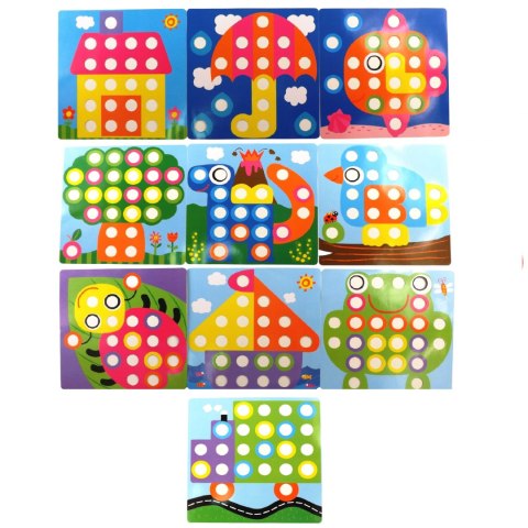 Mozaika dla malucha układanka trening rączki 1260