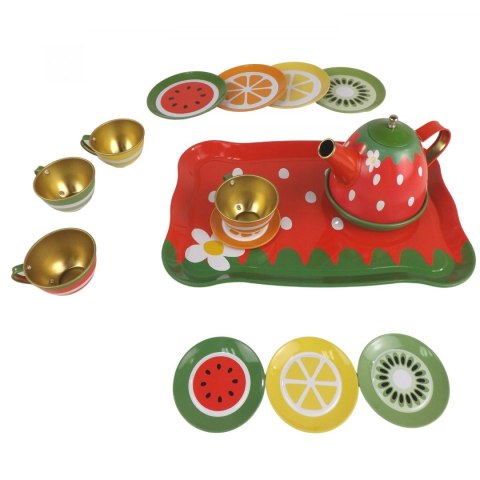 METALOWY ZESTAW SERWIS DO HERBATY DLA DZIECI 86-4