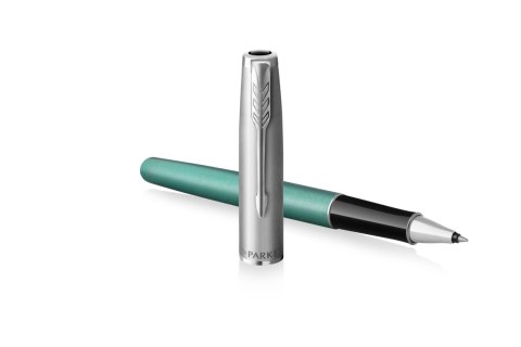 Pióro kulkowe SAND BLASTED METAL GREEN PARKER 2169364, giftbox
