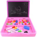 Tablica magnetyczna kredowa układanka 72 el. YM996