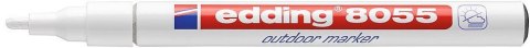 Marker odporny na warunki atmosferyczne 1-2 mm biały 1 szt. blister Edding 8055/1/B/BL