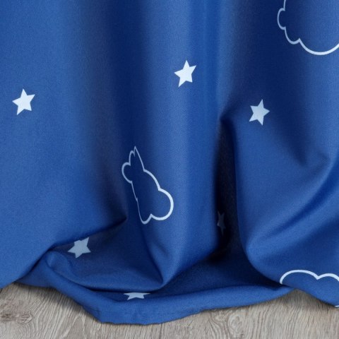 ZASŁONA GOTOWA EUROFIRANY NUBLES 140X250 CM GRANATOWY