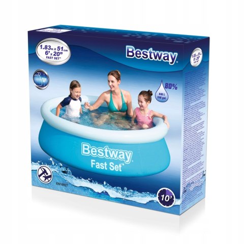 BASEN ROZPOROWY OGRODOWY 183 x 51 cm BESTWAY 57392