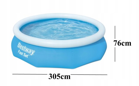 BESTWAY BASEN OGRODOWY ROZPOROWY 305x76cm 57266