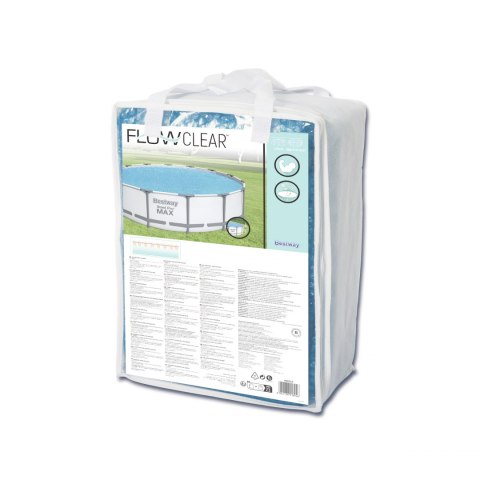 BESTWAY pokrywa solarna na basen 417 cm 58252