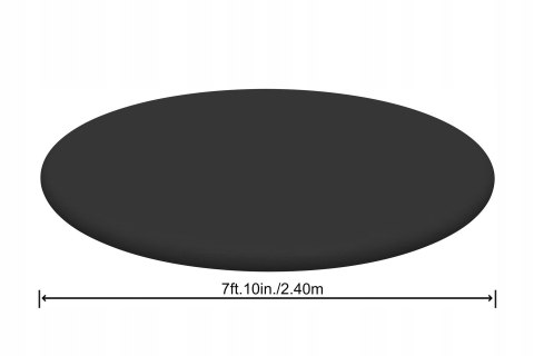 Przykrycie na basen z kołnierzem śr. 244cm 58032