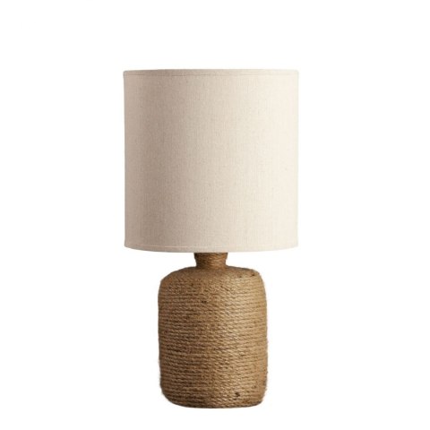 LAMPA STOŁOWA EUROFIRANY DEKORACYJNA NIKA (02) (FI) 23X46 CM KREMOWY