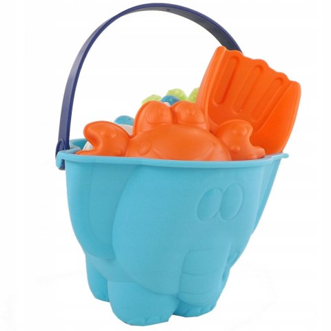 DUŻY ZESTAW DO PIASKU SŁONIK FOREMKI KONEWKA 273