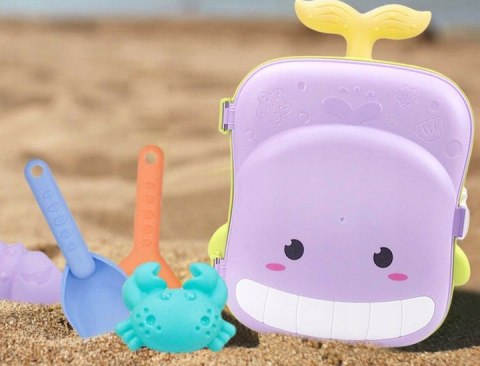 Duży zestaw do piasku walizka młyn konewka 1018F