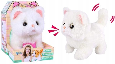 Interaktywny kot kotek chodzi rusza ogonem L0687