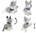 Interaktywny pies husky reaguje na dotyk JM-210A