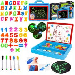 Tablica magnetyczna świecąca układanka 60 el YM995