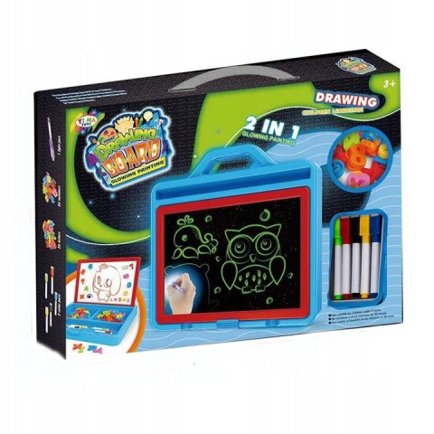 Tablica magnetyczna świecąca układanka 60 el YM995