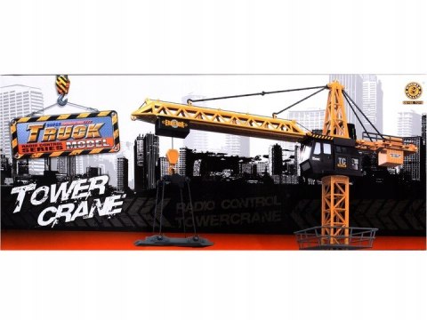 Zdalnie sterowany dźwig budowlany żuraw 132 cm 2