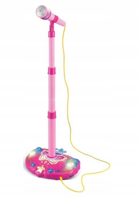 MIKROFON ZE STATYWEM DLA DZIECI ŚWIATŁA 8803-HR