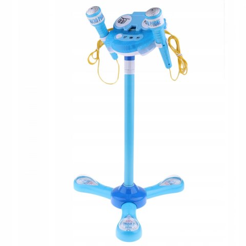 PODWÓJNY MIKROFON LEDOWY ZE STATYWEM 6806-LN