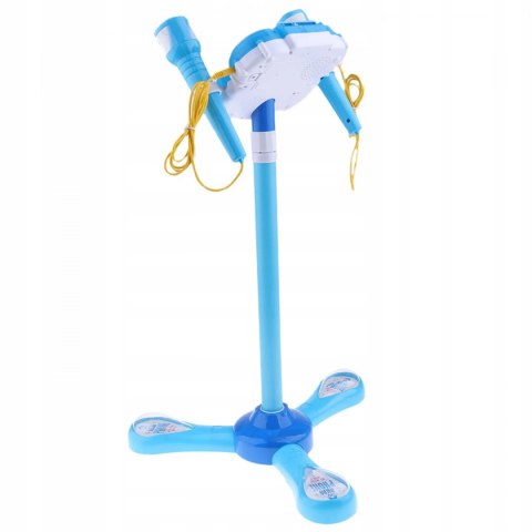 PODWÓJNY MIKROFON LEDOWY ZE STATYWEM 6806-LN