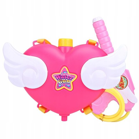 Pistolet na wodę armata plecak serce amorek 043-27