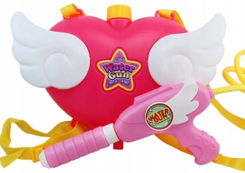 Pistolet na wodę armata plecak serce amorek 043-27