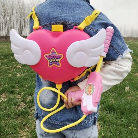 Pistolet na wodę armata plecak serce amorek 043-27