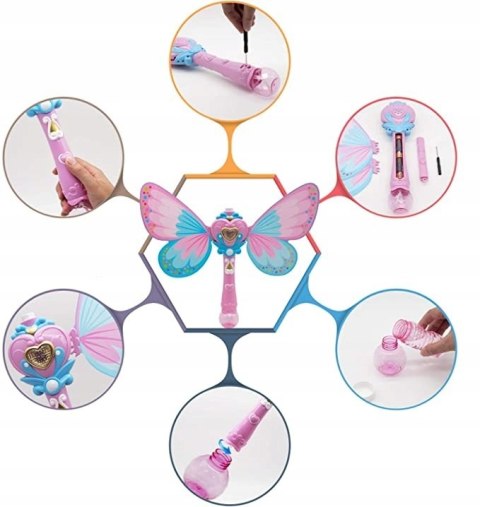 RÓŻDŻKA MOTYL DO BANIEK MYDLANYCH BAŃKI 112Y-2R